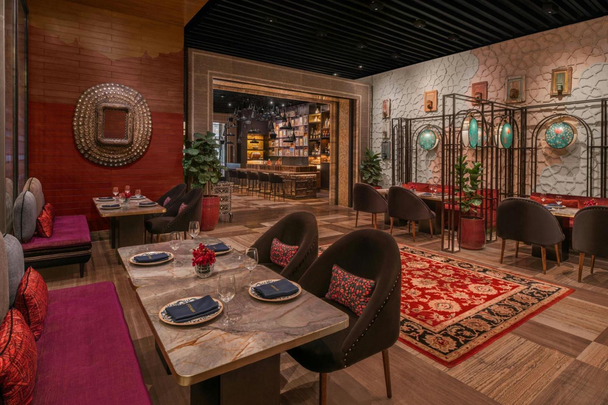 فندق ذا سانت ريجيس مومباي المظهر الخارجي الصورة The interior of the restaurant