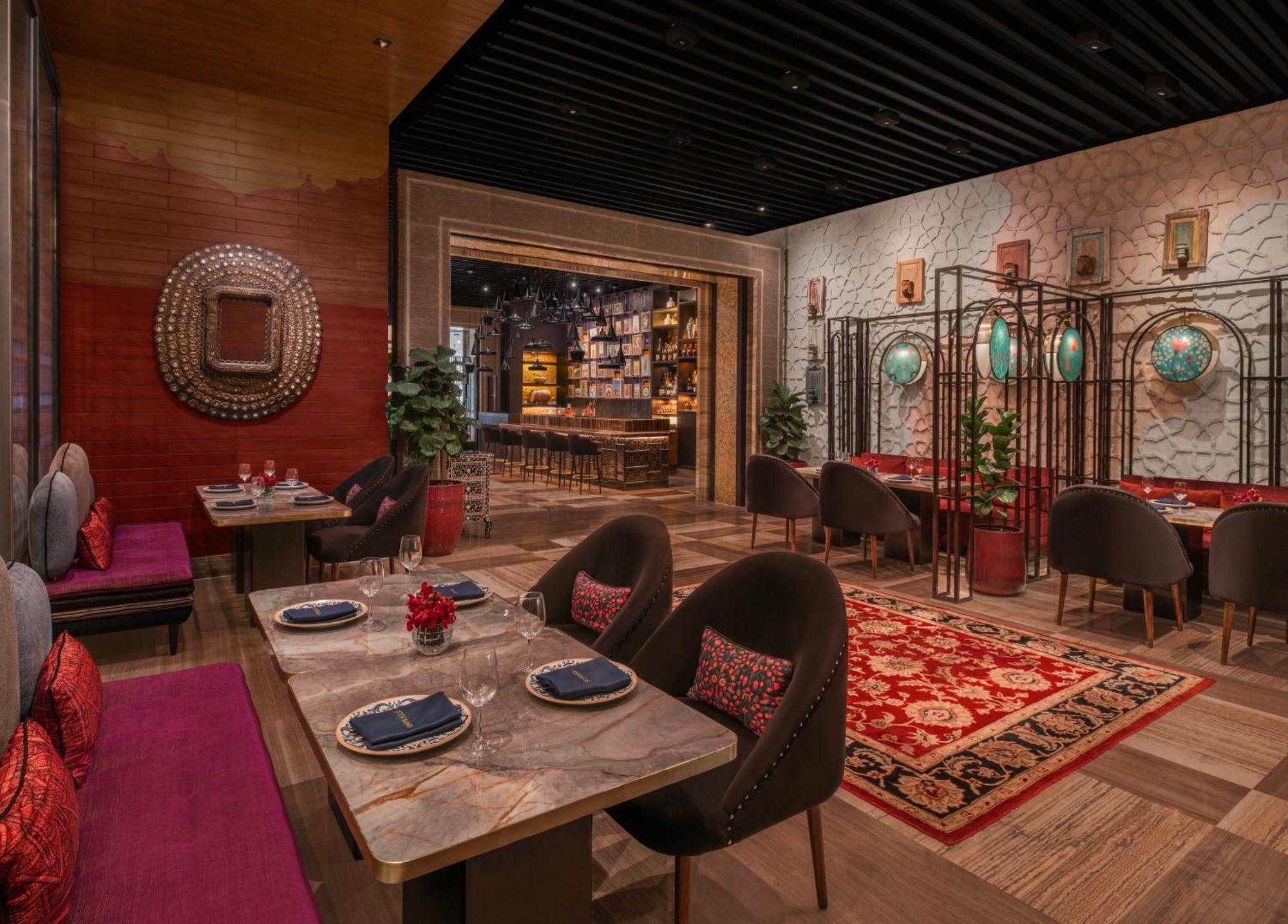 فندق ذا سانت ريجيس مومباي المظهر الخارجي الصورة The interior of the restaurant